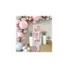 Crea - Baby Shower Decorations Box Kit - 4pcs White Transparent Square Baby Shower Boxes Including