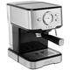 Princess 01.249412.01.001 Capsule coffee machine Stainless steel, Black incl. frother nozzle, incl. pressure brew unit, incl. filter coffee maker