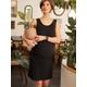 Short, Organic Cotton Dress for Maternity, Kizomba by ENVIE DE FRAISE black