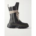 Rick Owens - + Dr. Martens 1918 Dmxl Textured-leather Boots - Black