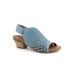 Women's Lacey Sling Back Heel by Bueno in Denim (Size 38 M)