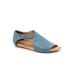 Women's Kale Asymmetrical Sandal by Bueno in Blue (Size 41 M)