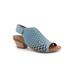 Women's Lacey Sling Back Heel by Bueno in Denim (Size 41 M)