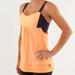 Lululemon Athletica Tops | Lululemon Run Back On Track Tank Top Womens Sz 6 Orange Black Creamsicle Active | Color: Orange | Size: 6