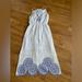 J. Crew Dresses | Beautiful J.Crew Dress Linen Blend Size 0 White Blue | Color: Blue/White | Size: 0