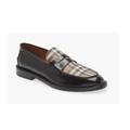 Burberry Shoes | Nib Burberry Mens Black Croftwood Check Leather Penny Loafers Us 7 Eu 40 Flb232 | Color: Black/Tan | Size: 7