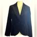 Nine West Jackets & Coats | Blank Velveteen Nine West Single Button Blazer | Color: Black | Size: 10