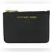 Michael Kors Accessories | Euc- Michael Kors Small Id/Card Holder Wallet With Key Chain | Color: Black/Gold | Size: Os