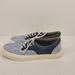 Vans Shoes | B37 Vans California Mens Brown Blue Leather Low Top Lace Up Skate Shoes Size 11 | Color: Blue | Size: 11