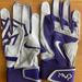 Nike Accessories | Nike Mvp Hyperfuse Batting Gloves - Size Xl | Color: Purple/Silver | Size: Adult Unisex- Extra Large