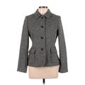 Banana Republic Factory Store Jacket: Gray Houndstooth Jackets & Outerwear - Women's Size 8