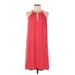 MICHAEL Michael Kors Casual Dress - Shift: Red Grid Dresses - Women's Size Medium