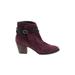 American Eagle Outfitters Ankle Boots: Burgundy Shoes - Women's Size 8