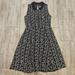 Kate Spade Dresses | Kate Spade Dress Womens Size 4 Black & White Fit Flare Bow Print Crepe Mackenna | Color: Black/White | Size: 6