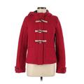 Abercrombie & Fitch Wool Coat: Red Jackets & Outerwear - Women's Size Medium