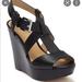 Michael Kors Shoes | Michael Kors Izzy Wedge Sandal Black Size: 8 | Color: Black | Size: 8