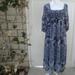 Michael Kors Dresses | Michael Kors Boho Batik Dress Blue Petite S | Color: Blue | Size: Sp