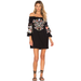 Free People Dresses | Free People Fleur Du Jour Mini Embroidered Dress | Color: Black | Size: S