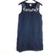 J. Crew Dresses | J Crew Embroidered Floral Linen Blend Shift Dress Square Neck Lined Bohemian | Color: Blue/Pink | Size: S