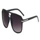 hytway Sunglasses Sunglasses, Personalized Retro Square Large Frame Sunglasses, Unisex Sunglasses, Fashionable Sunglasses Sun Glasses (Color : B, Size : A)