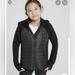 Athleta Jackets & Coats | Athleta Girl High Hopes Half Time Hybrid Jacket Black | Color: Black | Size: M 8-10