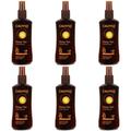 Crimson Kangaroo Fragrances 6 Pack Set Of Calypso Monoi Tahiti Deep Tan Moisturising Tan Accelerator Oil Spray SPF6 200ml Bottles