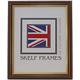 Skelf Frames 20 x 16 Inches Picture Photo Frame in Dark Wood with Gold Inlay Solid Wood with Glass Hand made in Yorkshire (Multiple Sizes)