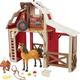 Spirit Untamed Barn Playset with Spirit Horse, Barn, 3 Play Areas, 10 Play Pieces, Great Gift for Ages 3 Years Old & Up