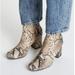 Free People Shoes | Nib - Free People Moonlight Snake Sienna Ankle Boots - 6 | Color: Brown/Gray | Size: 6