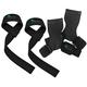 Pithon Grips Weight Lifting Wrist Support Straps & Gloves - Wrist Straps for Weightlifting, Deadlift, Pull Ups, Dumbbell Squat, Workout - With Neoprene Padding, Non-Slip Rubberized Grip - 2 Pair Set