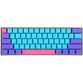 BOYI Wired 60% Mechanical Gaming Keyboard,Mini RGB Cherry MX Switch PBT Keycaps NKRO Programmable Type-C Keyboard 61Mini Joker-Color Compact Keyboard for Gaming and Working (Cherry MX Brown Switch)