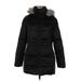 St. John's Bay Coat: Black Jackets & Outerwear - Women's Size Medium