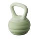 DEEYIN Dumbells Kettlebell Women's Fitness Household Kettle Dumbbell Solid Soft Kettlebell Yoga Sports Fitness Equipment Dumbell Set (Color : Green, Size : 2.5KG)