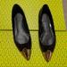 Tory Burch Shoes | New Tory Burch Quilted Black Patent Leather Pointed Toe Flats Size 5 | Color: Black | Size: 5