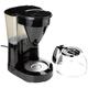 Melitta Easy Filter Coffee Maker with Glass Jug, Capacity 10 Cups (125 ml), Black