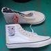 Vans Shoes | New Skateboard Shoe Vans Sk8 Hi Tapered Diy White True White Men 8.5 Women 10 | Color: White | Size: 8.5