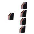 COHEALI 5pcs Organ Pack Folder Folders Plastic Magazine Holder for Desk Plastic Organizer Expanding Files Holder Plastic File Folder Expandable File Organizer Banknote A4 Vertical