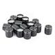 Switch 16pcs 6mm Hole Dia Lamp Dimmer Rotary Switch Knob Control Cover Black ElectronicSwitch