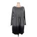 Torrid Casual Dress - Sweater Dress: Gray Ombre Dresses - Women's Size 3X Plus