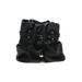 B Makowsky Leather Shoulder Bag: Black Bags