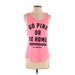 Victoria's Secret Pink Tank Top Pink Halter Tops - Women's Size Small