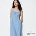 Women's Printed Flare Camisole Dress | Blue | XS | UNIQLO US