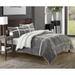 Chic Home Chiron Silver 7-Piece Comforter Set