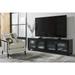 Signature Design by Ashley Winbardi Black 85" TV Stand for TVs up to 97" - 85"W x 17"D x 24.75"H