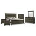 Furniture of America Evva Traditional Grey Wood 6-Piece Panel Bedroom Set