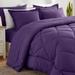 Comforter Set with Sheets 7 Pieces (Comforter,Pillow Shams,Flat Sheet,Fitted Sheet and Pillowcases) - Queen Size for All Season