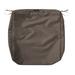 Classic Accessories Ravenna Water-Resistant 21 x 19 x 5 Inch Patio Seat Cushion Slip Cover, Dark Taupe