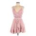 Here Comes the Sun Casual Dress - Wrap: Pink Dresses - Women's Size Medium