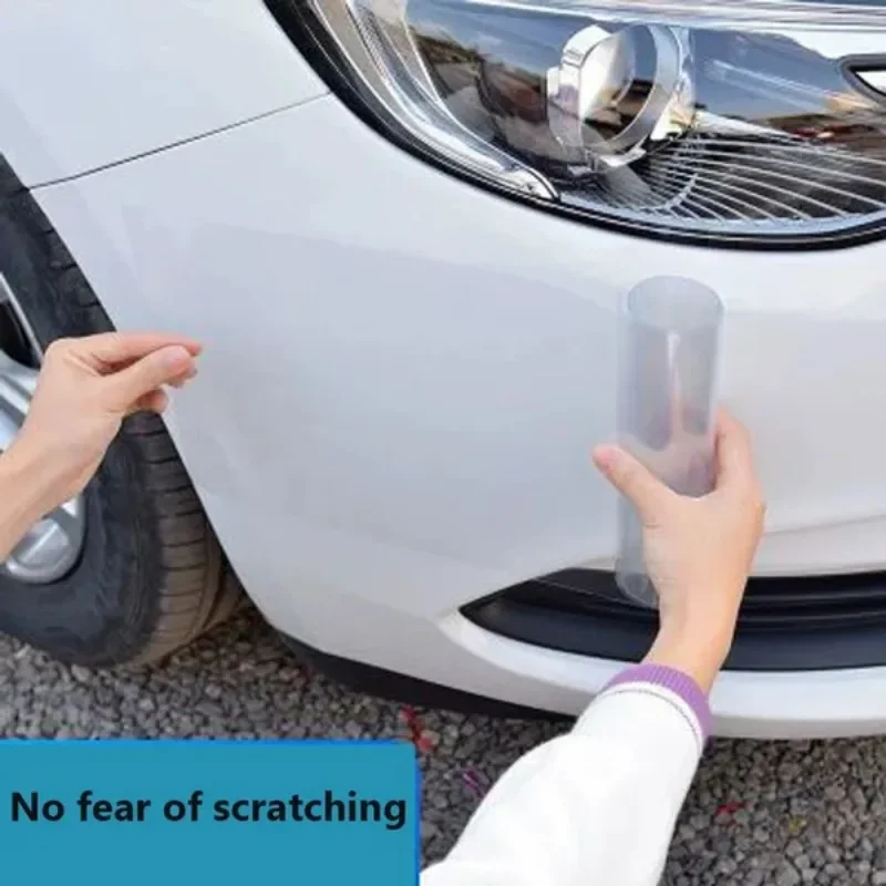Auto Anti Scratch Schutz Film Auto Stoßstange Haube Farbe Transparent Schutz Klare Film Aufkleber Image