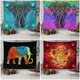 Boho Spitze Wand Decke Tuch Hause Decor Decor Mandala Elefant Wandbehang Tapisserie